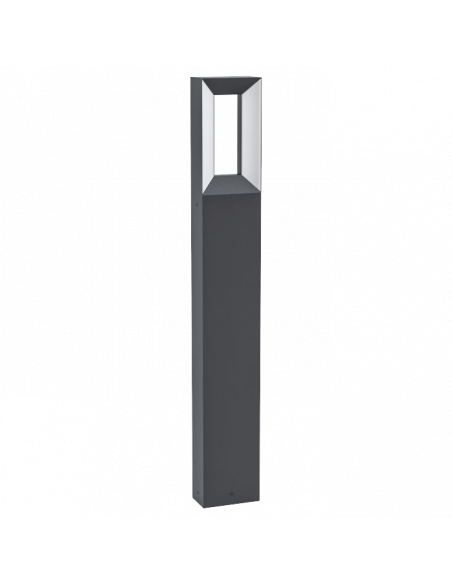 Balise de sol extérieure LED anthracite Riforano