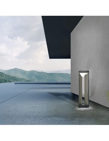 Baliza de pie LED Nembro para jardín 3000k ambiente