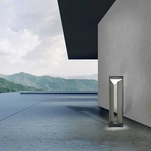 Baliza de pie LED Nembro para jardín 3000k ambiente