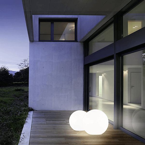 Bola LED exterior Monterolo IP65 Eglo ambiente