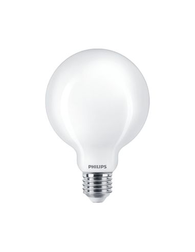 Ampoule Globe G93 E27 7W - 60W Verre Opaque Philips | leonleds