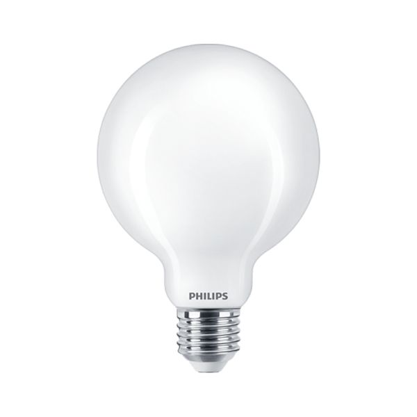 Bombilla Globo G93 E27 7W - 60W Cristal Opaco Philips | LeonLeds