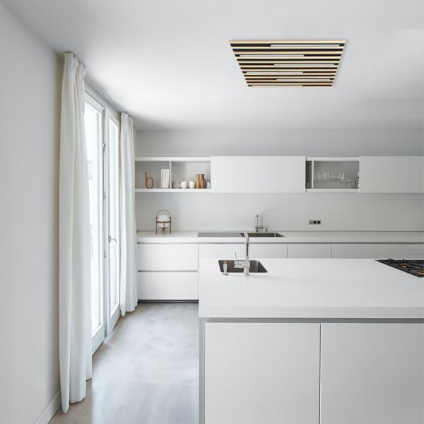 Luz de tecto LED Marreira Large de...