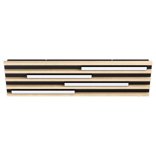 Plafón LED de techo Marreira rectangular