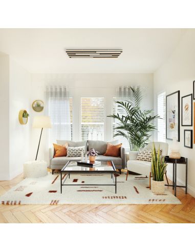 Candeeiro de tecto LED rectangular...