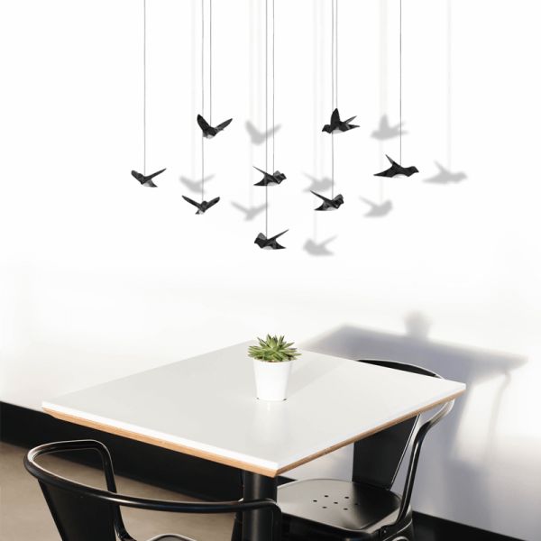 Lámpara colgante LED Paratebueno con pájaros decorativos Eglo