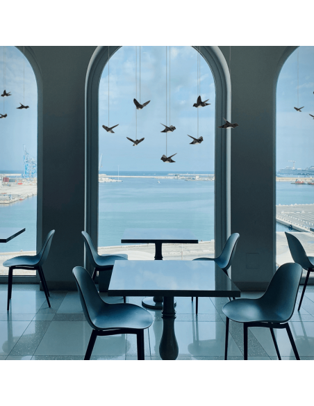 Suspension LED Paratebueno avec oiseaux d'ambiance décoratifs