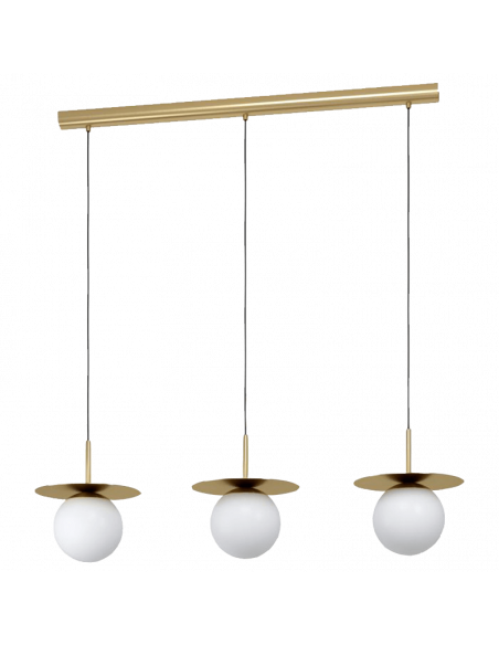 Suspension avec 3 sphères en verre Arenales