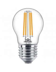 Bombilla LED Esférica G45 con rosca E27 de Filamento 6,5W – 60W 2700K | LeonLeds 2