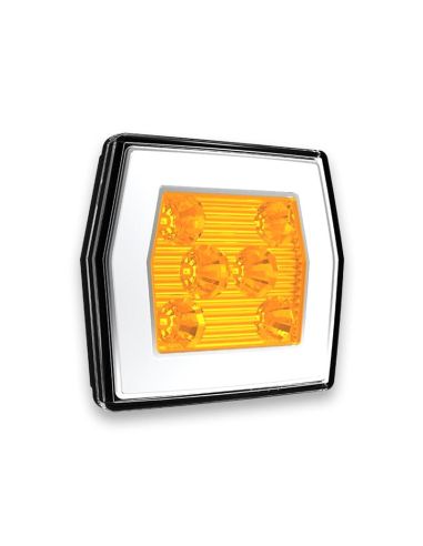 Piloto delantero LED Posicion intermitente Homologado Fristom FT-125 12v 24v | LeonLeds Iluminación