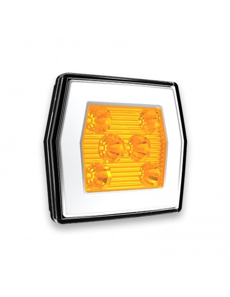 Piloto delantero LED Posicion intermitente Homologado Fristom FT-125 12v 24v | LeonLeds Iluminación