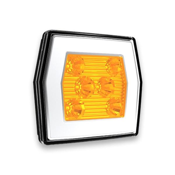 Piloto delantero LED Posicion intermitente Homologado Fristom FT-125 12v 24v | LeonLeds Iluminación