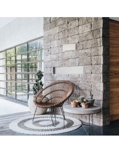 Candeeiro de parede LED exterior Arcs antracite ou branco 8W ambiente