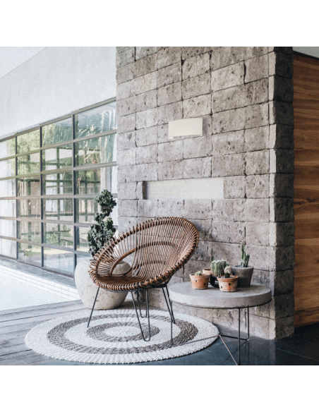 Candeeiro de parede LED exterior Arcs antracite ou branco 8W ambiente