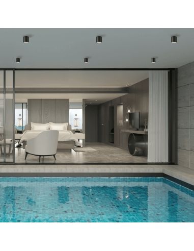 Luminária de teto redonda para área externa KANDANCHÚ 7905 7906 Mantra ambiente | LeonLeds