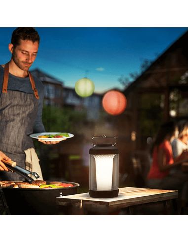 Lampe de table extérieure noire Cicero Philips 8719514443730 | leonleds