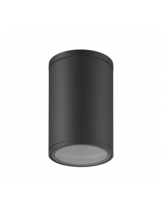 Plafonnier extérieur rond Volcano 10,8 cm gris foncé