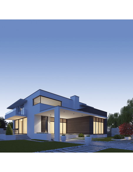 Plafon redondo Volcano 10,8 cm cinza escuro