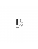Dimensiones Plafón Look PL1 H20 redondo exterior de 6 cm Ideal Lux | LeonLeds