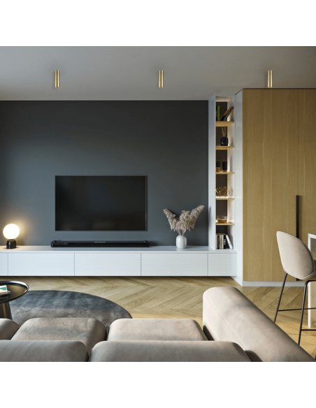 Plafón Look PL1 H20 redondo exterior de 6 cm Ideal Lux | LeonLeds