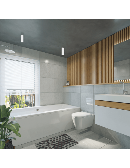 Plafón Look PL1 H20 redondo exterior de 6 cm Ideal Lux | LeonLeds