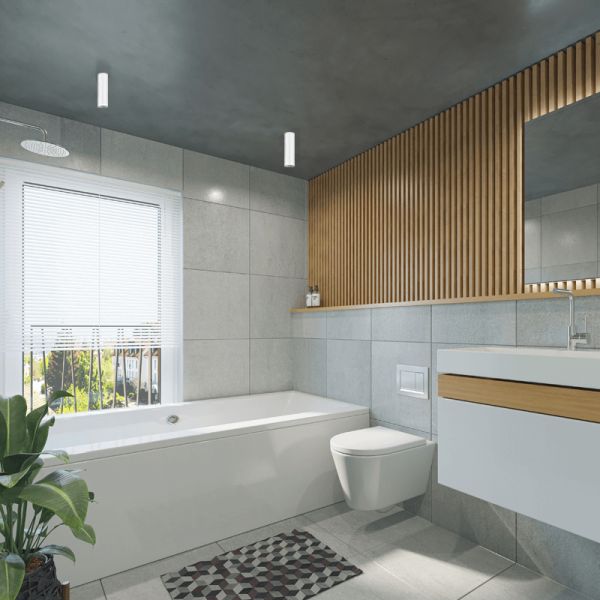 Plafón Look PL1 H20 redondo exterior de 6 cm Ideal Lux | LeonLeds