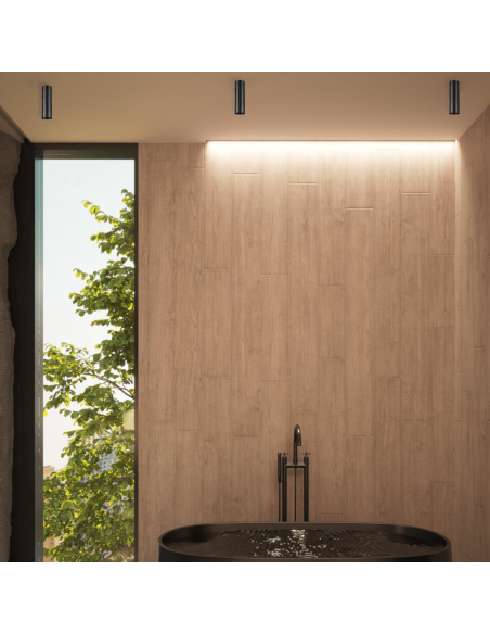 Plafonnier Look PL1 H20 rond extérieur 6 cm Ideal Lux | leonleds