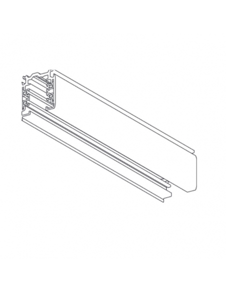 Carril Trifásico Superficie 1M Blanco o Negro Mantra