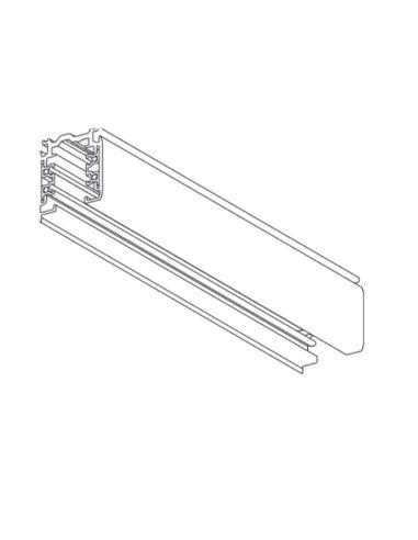 Carril Trifásico Superficie 2M Blanco o Negro Mantra