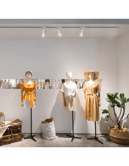 Carril Trifásico Empotrable 1M Blanco o Negro Mantra