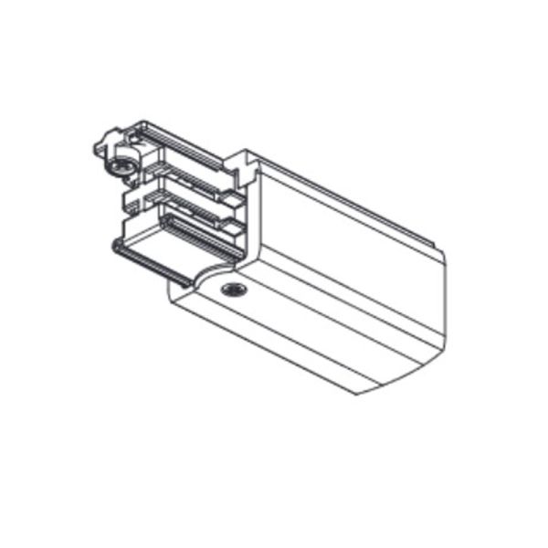 Extrémité d'alimentation à polarité droite Noir ou Blanc