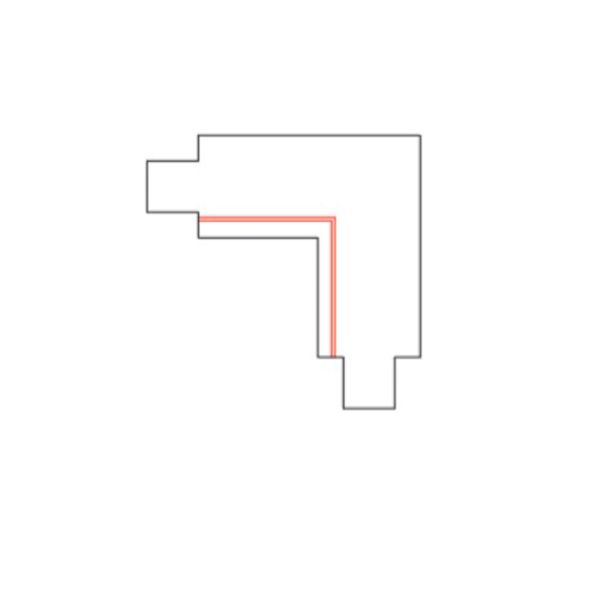 Connexion de l'alimentation dans les rails L T