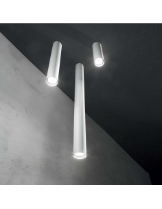 Plafón minimalista de techo Look Pl1 H75 Idel Lux | LeonLeds.com 2