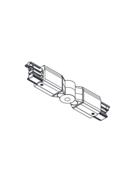 Rail de connexion d'angle réglable Noir ou Blanc Mesures | leonleds