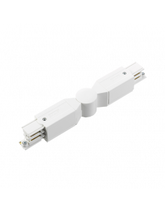 Trilho de conexão de canto ajustável Preto ou Branco | leonleds