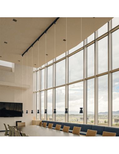 Conexión esquina ajustable carril Negro o Blanco Ambiente | LeonLeds