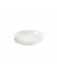 Plafonnier LED plat blanc Fly 45cm