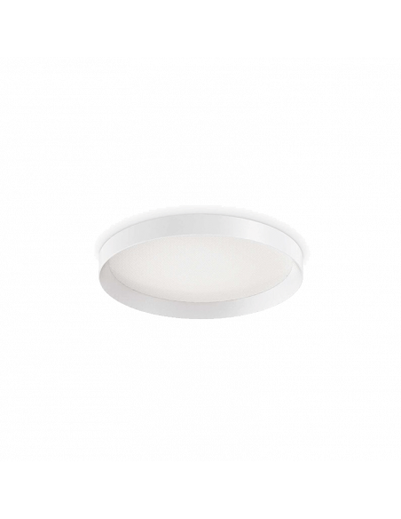 Plafon LED teto plano branco Fly 45cm