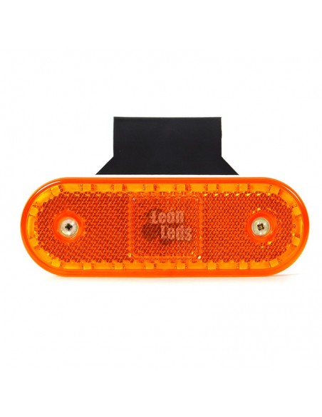 LED de luz de folga lateral Era branco vermelho laranja com suporte 535Z 12v e 24v para caminhão leve de folga lateral| leonleds