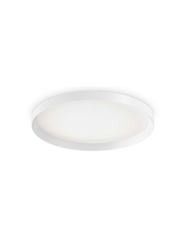 Plafón de techo LED Fly redondo blanco D60