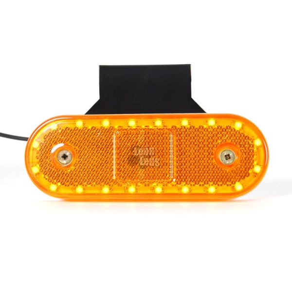 Piloto Lateral de Galibo LED Was Blanco Rojo Naranja con soporte 535Z 12v y 24v para camión piloto de galibo laterales| LeonLeds