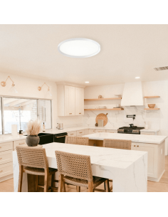 Grand plafonnier LED plat Fly 90cm 2