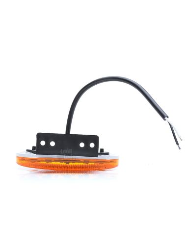 Piloto Lateral de Galibo LED Was Blanco Rojo Naranja con soporte 535Z 12v y 24v para camión piloto de galibo laterales| LeonLeds
