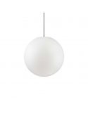 Lámpara LED colgante de exterior blanca Sole mediana