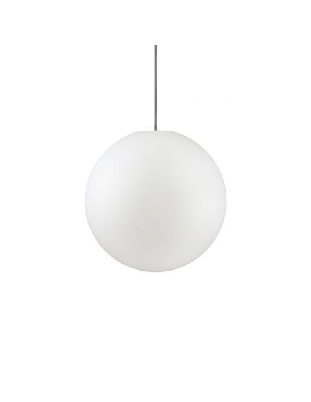 Lámpara LED colgante de exterior blanca Sole mediana