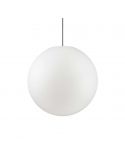 Candeeiro pendente LED branco de sola grande para exterior