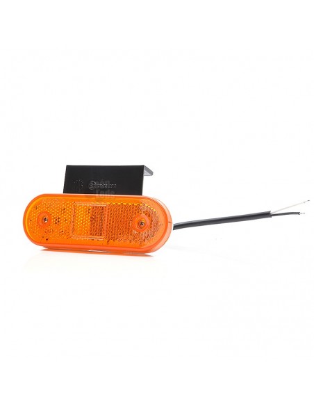LED de luz de folga lateral Era branco vermelho laranja com suporte 535Z 12v e 24v para caminhão leve de folga lateral| leonleds
