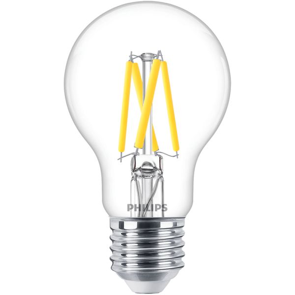 Bombilla LED Regulable de filamento A60 Equivalente a 40W - 3,4W LED Classic Dimmable Philips | LeonLeds