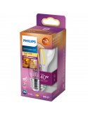 Bombilla LED Regulable de filamento A60 Equivalente a 40W - 3,4W LED Classic Dimmable Philips | LeonLeds