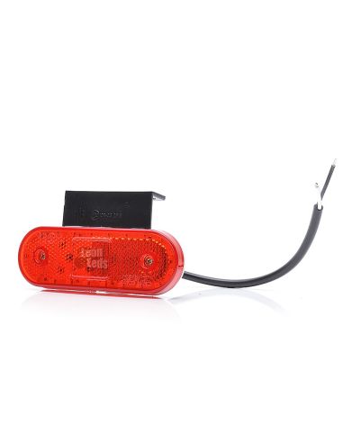 Piloto Lateral de Galibo LED Was Blanco Rojo Naranja con soporte 535Z 12v y 24v para camión piloto de galibo laterales| LeonLeds